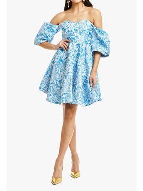 Mestiza New York Poco Poof Tapestry Mini Dress Size 4